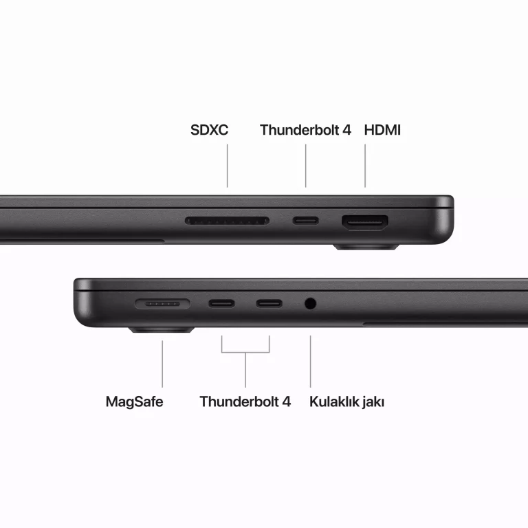 MacBook Pro 14 inc M3 Pro 12CPU 18GPU 18GB 1TB Uzay Siyahı MRX43TU/A -6
