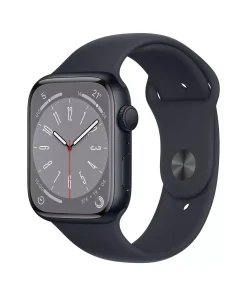 Apple Watch Series 8 GPS 45mm Gece Yarısı Alüminyum Kasa - Gece Yarısı Spor Kordon MNP13TU/A-Teşhir -2