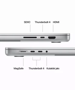 MacBook Pro 16 inc M3 Pro 12CPU 18GPU 36GB 512GB Gümüş MRW63TU/A-Teşhir 15 MacBook Pro 16 inc M3 Pro 12CPU 18GPU 36GB 512GB Gümüş MRW63TU/A -6