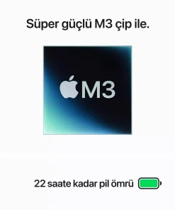 MacBook Pro 14 inc M3 8CPU 10GPU 8GB 1TB Gümüş MR7K3TU/A -4