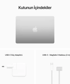 MacBook Air 13.6 inc M2 8CPU 8GPU 8GB 256GB Gümüş MLXY3TU/A -11