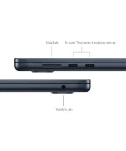 MacBook Air 15 inc M3 8CPU 10GPU 8GB 512GB Gece Yarısı MRYV3TU/A -7