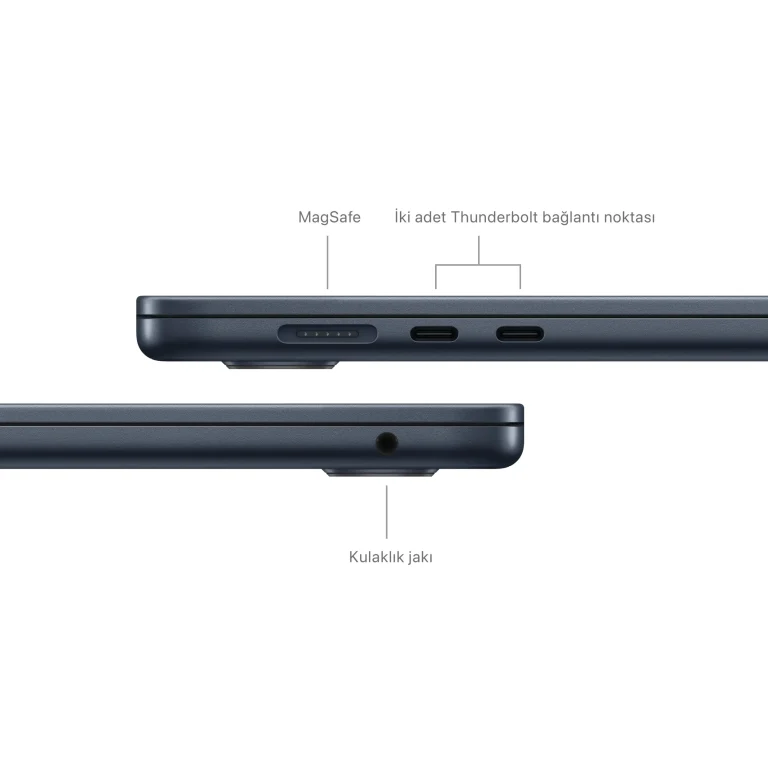 MacBook Air 15 inc M3 8CPU 10GPU 8GB 512GB Gece Yarısı MRYV3TU/A -7