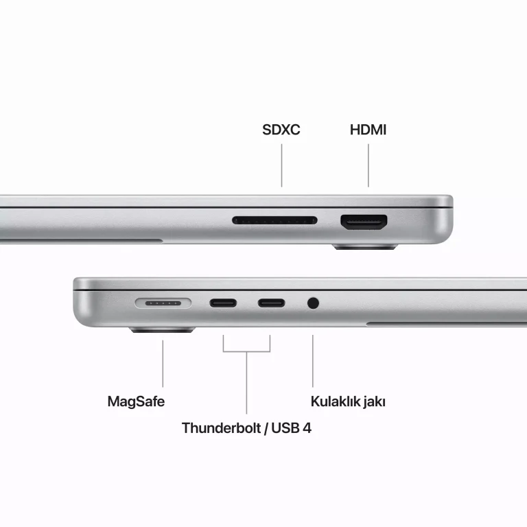 MacBook Pro 14 inc M3 8CPU 10GPU 8GB 512GB Gümüş MR7J3TU/A -6