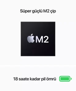 MacBook Air 13.6 inc M2 8CPU 8GPU 8GB 256GB Yıldız Işığı MLY13TU/A -4