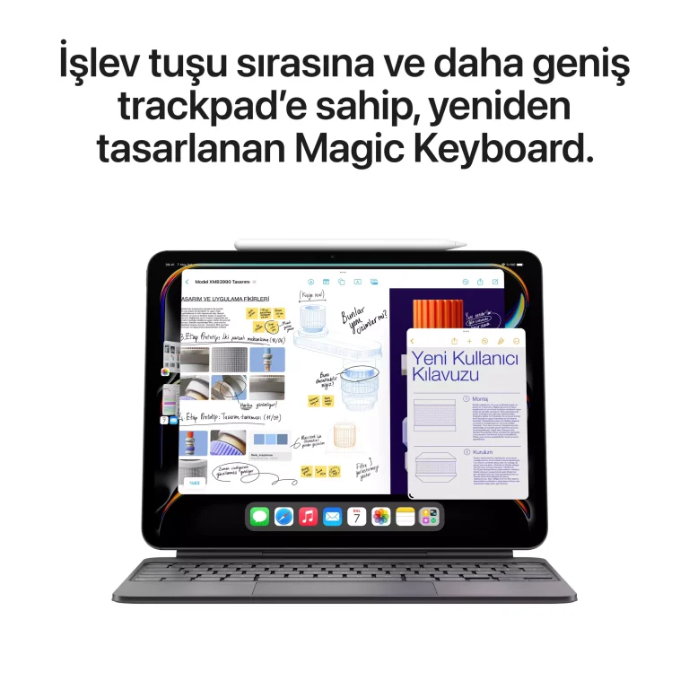 iPad Pro 13 inç WiFi 2TB Nano-texture Cam Uzay Siyahı MWRH3TU/A -8