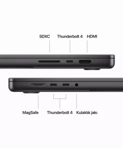 MacBook Pro 16 inc M3 Pro 12CPU 18GPU 18GB 512GB Uzay Siyahı MRW13TU/A -6