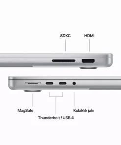MacBook Pro 14 inc M3 8CPU 10GPU 8GB 1TB Gümüş MR7K3TU/A -6