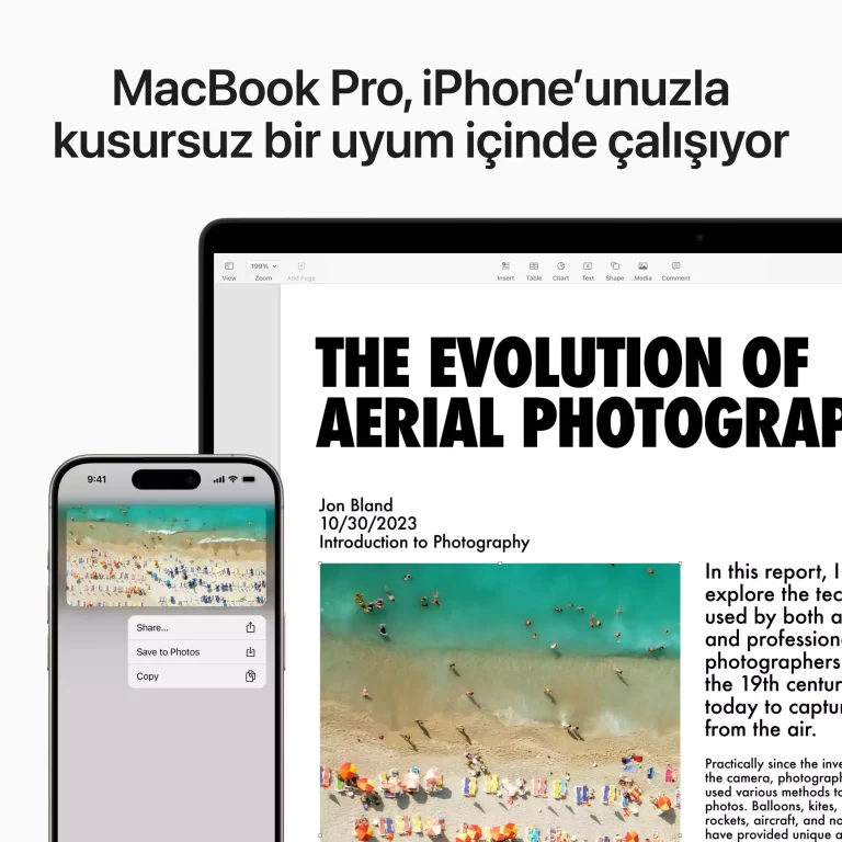 MacBook Pro 14 inc M3 Pro 11CPU 14GPU 36GB 512GB Uzay Siyahı Z1AU001ZS-Teşhir -10