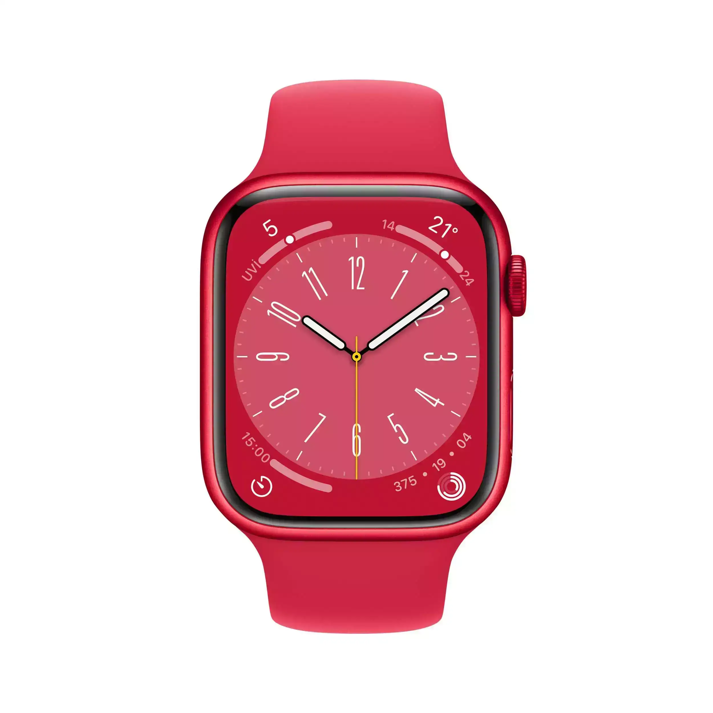 Apple Watch Series 8 45mm Red Aluminyum Red Sp Band Cel MNKA3TU/A-Teşhir 1 Apple Watch Series 8 GPS 45mm (PRODUCT)RED Alüminyum Kasa - (PRODUCT)RED Spor Kordon MNP43TU/A-Teşhir -1