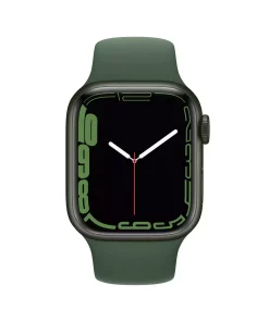Apple Watch Series 7 GPS 41mm Yeşil Alüminyum Kasa - Yonca Spor Kordon MKN03TU/A-Teşhir -3