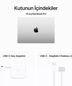 MacBook Pro 14 inc M3 Pro 11CPU 14GPU 18GB 512GB Gümüş MRX63TU/A -10