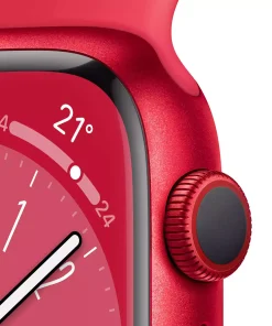 Apple Watch Series 8 45mm Red Aluminyum Red Sp Band Cel MNKA3TU/A-Teşhir 8 Apple Watch Series 8 GPS 45mm (PRODUCT)RED Alüminyum Kasa - (PRODUCT)RED Spor Kordon MNP43TU/A-Teşhir -3