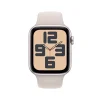 Apple Watch SE GPS 44mm Yıldız Işığı Alüminyum Kasa Yıldız Işığı Spor Kordon S/M MRE43TU/A -1