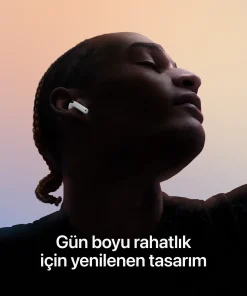 AirPods 4 Gürültü Engelleme Gün Boyu Rahatlık