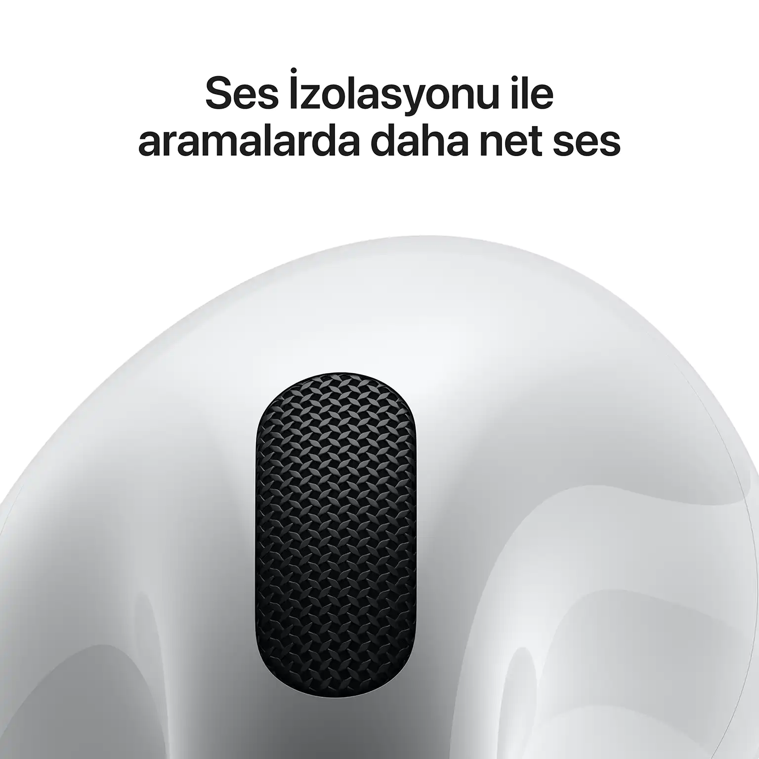 AirPods 4 Aktif Gürültü Önleme MXP93TU/A 8 AirPods 4 Gürültü Engelleme Ses İzolasyonu
