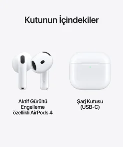 AirPods 4 Gürültü Engelleme Kutu İçeriği