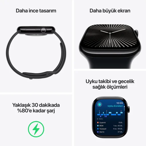 Apple Watch Series 10 Simsiyah Özellikler