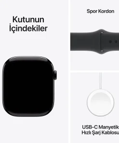 Apple Watch Series 10 Simsiyah Kutunun İçindekiler