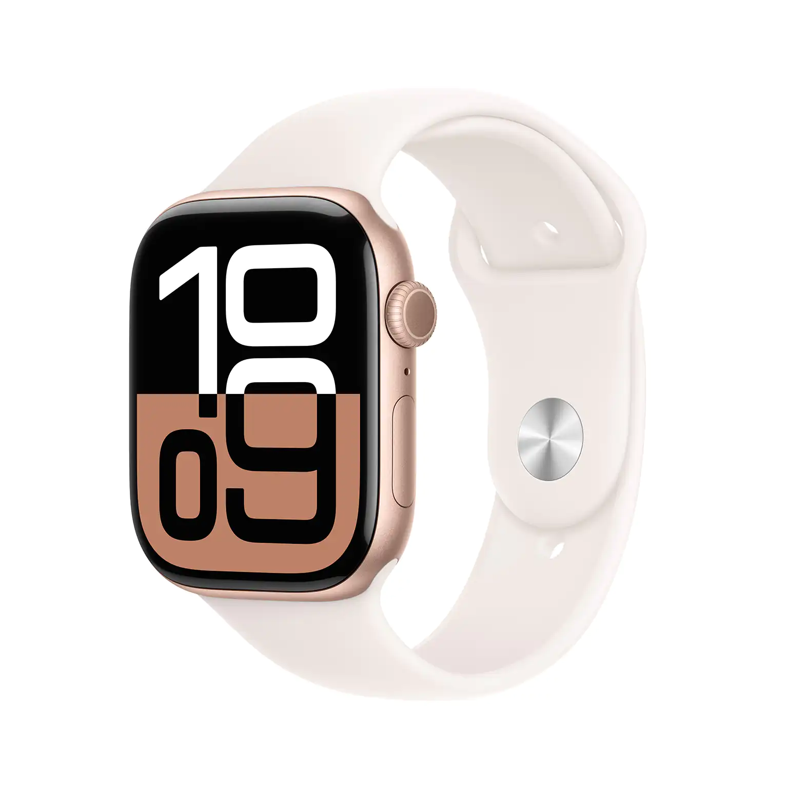 Apple Watch Series 10 GPS 42mm Rose Gold Aluminyum Kasa Light Blush Spor Band S M MWWH3TU A Apple PT