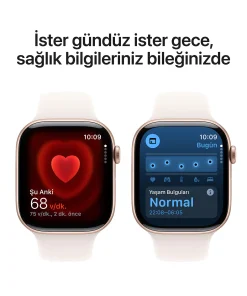 Apple Watch Series 10 Light Blush Sağlık
