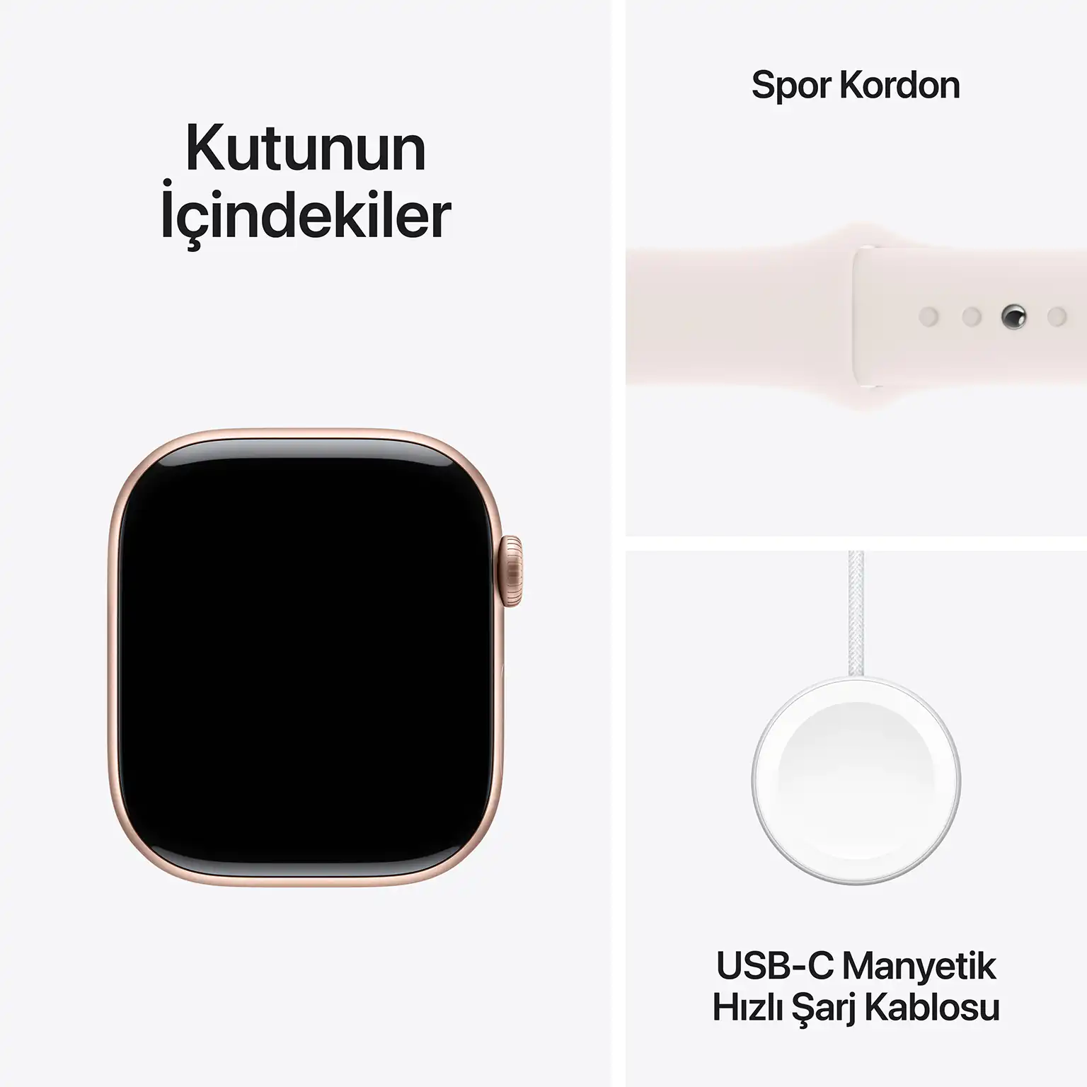 Rose gold aluminum apple watch on sale