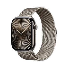 Apple Watch Series 10 GPS + Cellular 42mm Natural Titanyum Kasa Natural Milanese Loop MWXF3TU/A