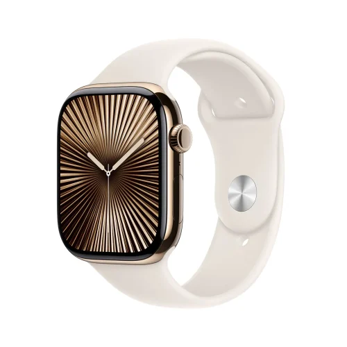 Apple Watch Series 10 GPS Cellular 42mm Rose Gold Aluminyum Kasa Light Blush Spor Band M L MWXA3TU A Apple PT