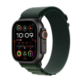 Apple Watch Ultra 2 GPS + Cellular 49mm Siyah Titanyum Kasa Dark Green Alpine Loop L – MX4T3TU/A