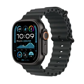 Apple Watch Ultra 2 GPS + Cellular 49mm Siyah Titanyum Kasa Black Ocean Band MX4P3TU/A