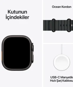 Apple Watch Ultra 2 Siyah Kutunun içindekiler