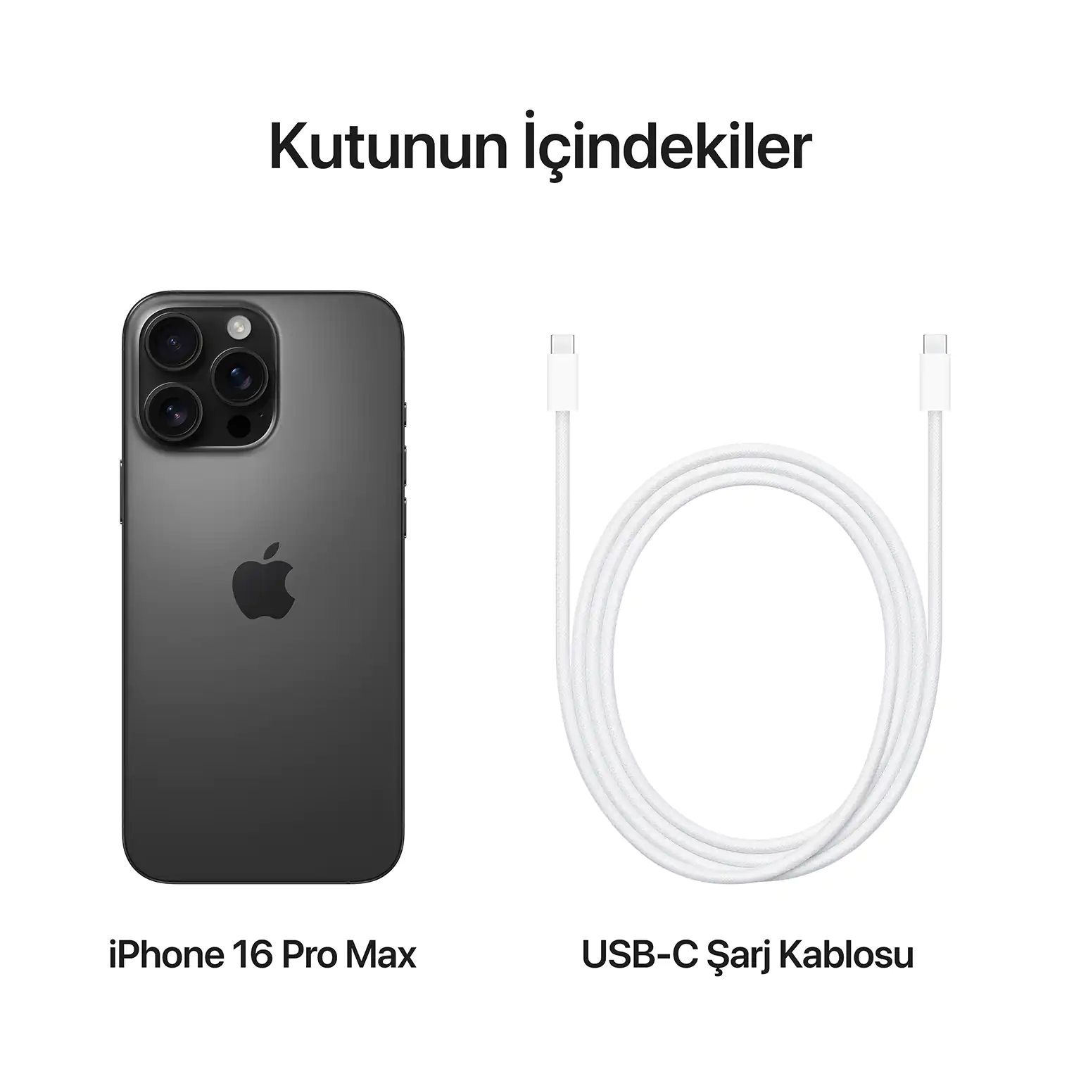 iPhone 16 Pro Max 1TB Siyah Titanyum MYX43TU/A-Teşhir 8 iPhone 16 Pro Max Siyah Titanyum
