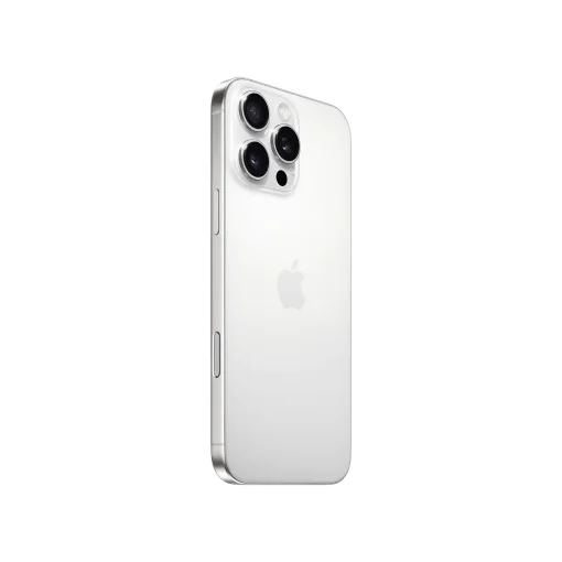 iPhone 16 Pro Max Beyaz Titanyum Görünüm