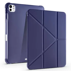 Zore iPad Pro 11 M4 Tri Folding Kılıf Lacivert 8680436793978