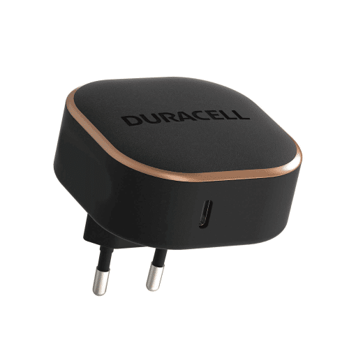 Duracell 1 X USB-C PD 20W Wall Charger Black DRACUSB18-EU