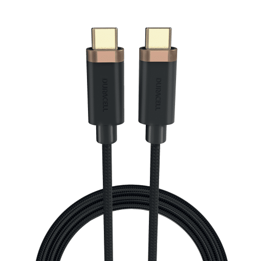 Duracell 1M USB-C-USB-C 3.2 Gen1 Braided Black USB7030A