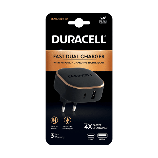 Duracell Shared Black Kutu DRACUSB20