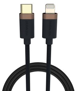 Duracell 1M USB C to Lightning Braided Black USB9012A 5