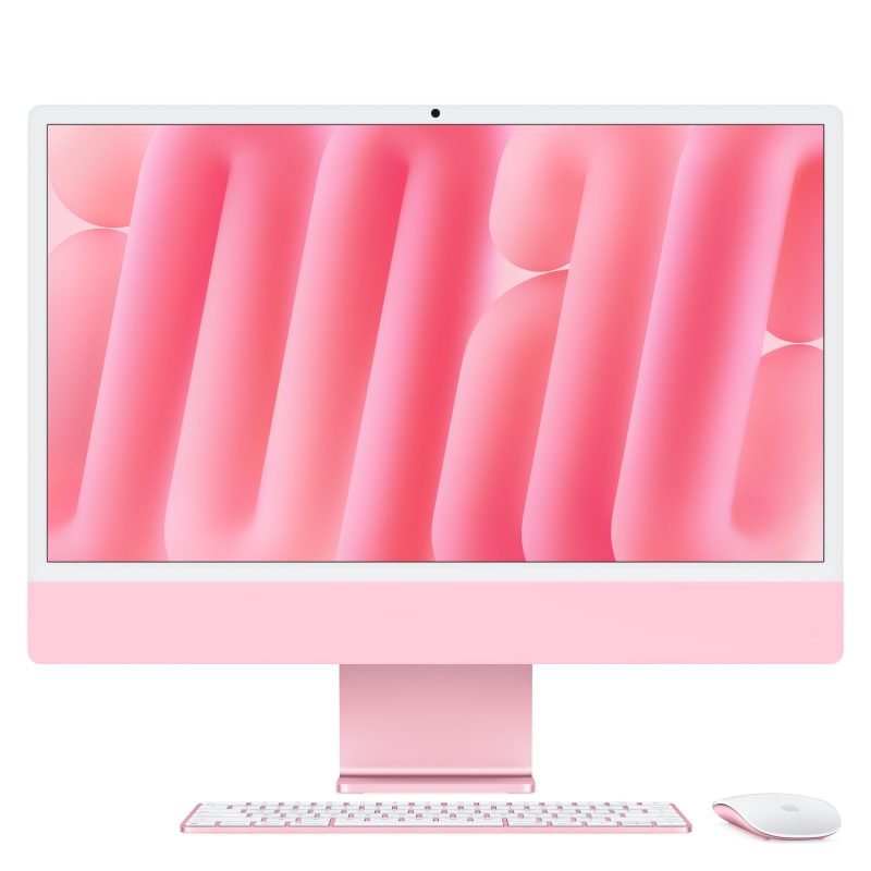 iMac 24 inc 4.5K M4 10CPU 10GPU 16GB 512GB Pembe MWV53TU/A