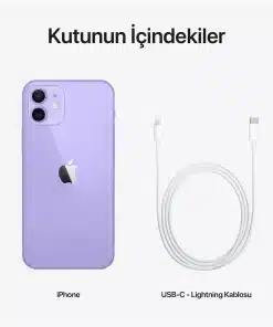 iPhone 12 Mor 128GB MJNP3TU/A-Teşhir 9 iPhone 12 Mor 128GB 8