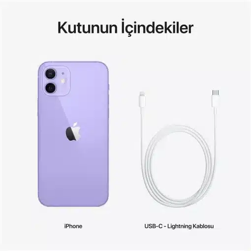iPhone 12 Mor 128GB MJNP3TU/A-Teşhir