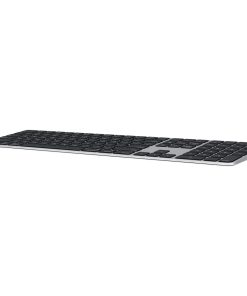 Touch ID özellikli ve Sayısal Tuş Takımlı Magic Keyboard Türkçe F Klavye Siyah Tuşlar MXK83TU/A Yan Görünüm