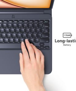 Zagg Pro Keys 2 iPad Air 13 (M2) Klavyeli Tablet Kılıfı Siyah Uzun Süreli Pil Ömrü