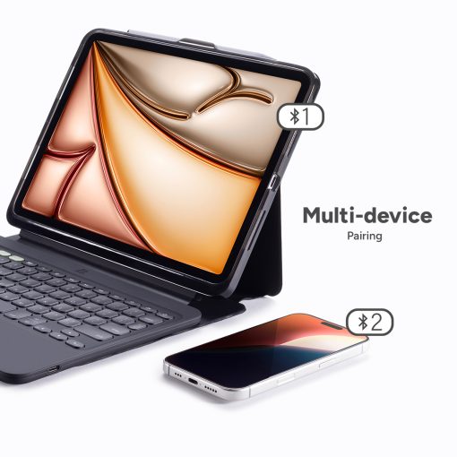 Zagg Pro Keys 2 iPad Air 13 (M2) Klavyeli Tablet Kılıfı Hızlı Bağlantı