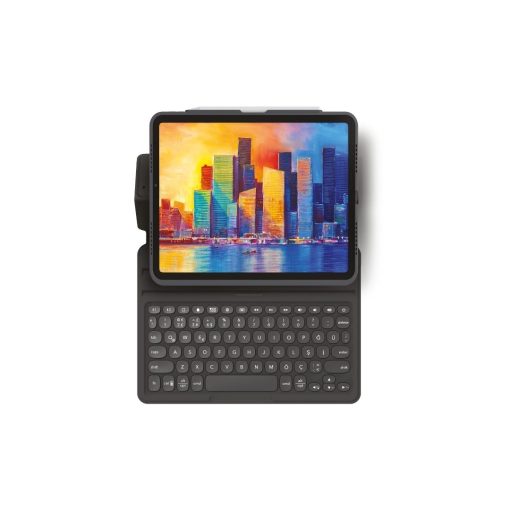 Zagg Pro Keys Klavyeli iPad Kılıfı Siyah Tuş Görünümü