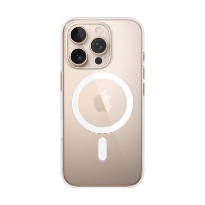 iPhone 16 Pro MagSafe Özellikli Şeffaf Kılıf Çöl Titanyumu MA7E4ZM/A