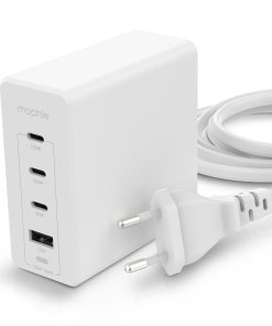 Mophie 120W 3xUSB-C & 1xUSB-A Güç Adaptörü Beyaz 409909309