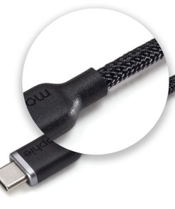 Mophie USB-C Şarj Kablosu Siyah Dayanıklı Yapısı