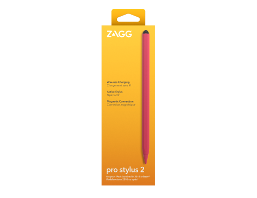 Zagg Pro Stylus 2 Wireless Charging iPad Uyumlu Dijital Kalem Pembe Kutu İçeriği 109912136