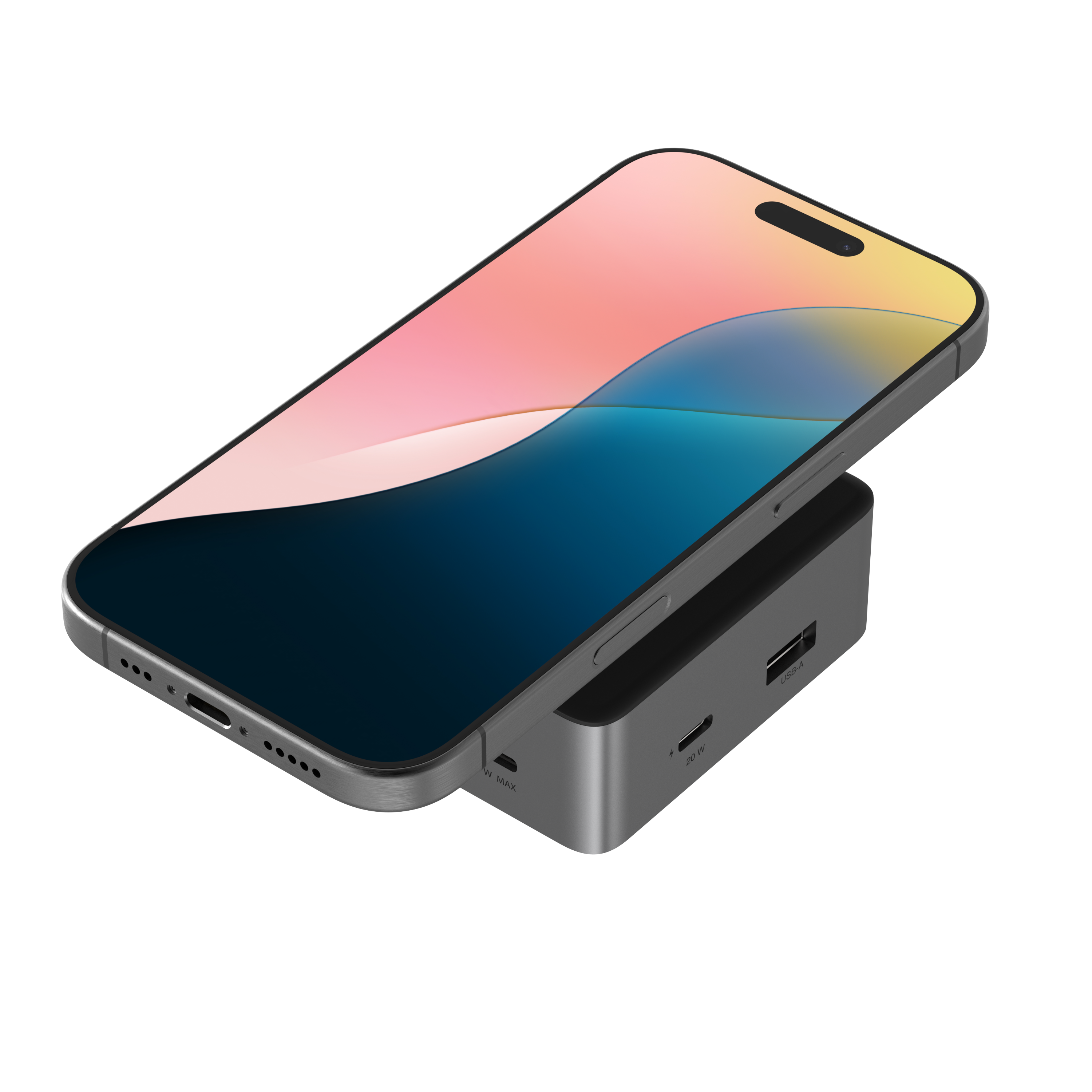 Zagg 4-Port Hub with Wireless Charging Çoğaltıcı Siyah 109816213